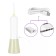 Irrigator KitFort KT-2958-2, portable, 200 ml, 4 modes, 3 nozzles, from battery, white-beige