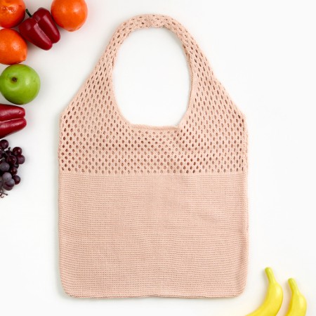 ALOSKA 38 x 62 cm, handle 22 cm, cell 0.5 cm, peach-3