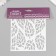 Plastic stencil "leaves" 15x15 cm