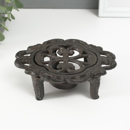 Standing for a heating candle for 1 candle of cast iron "Lily" 15x12.5x5 cm