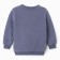 Sweatshirt for a boy, jeans color, height 122 cm