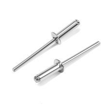 Rolls of the tundra krep, exhaust, aluminum-old, 4x14 mm, unpainted, 50 pcs