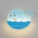 Bra "Kit" LED 12W blue-blue 35x32 cm