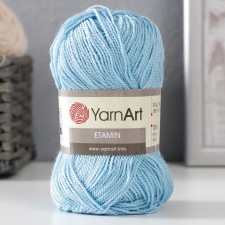 Пряжа "Etamin" 100% акрил 180м/30гр (424 голубой)
