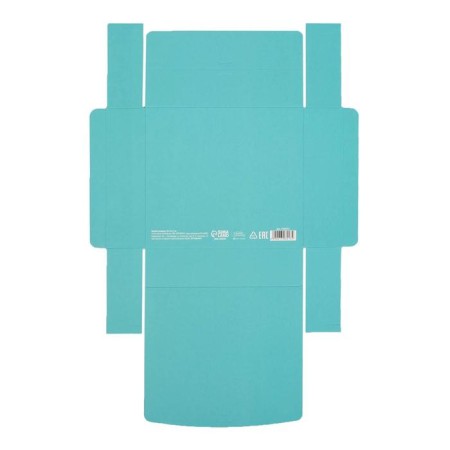 Gift folding box, packaging, Tiffany, 20 x 18 x 5 cm-4