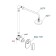 The shower system wasserkraft a12777, built -in, tropical shower, black