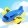 A set of inertial aircraft "Airlines", 4 pieces