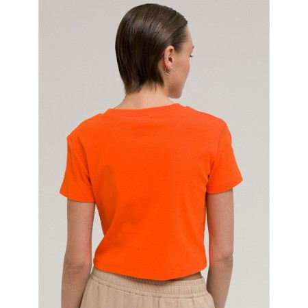 Female T -shirt, size XL, orange color-1