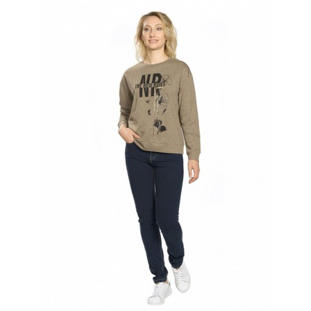 Women's sweatshirt, size XS, olive color-2