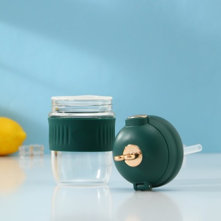 Water bottle "Ears", 350 ml, 9.5 × 9 × 17 cm, color mix-4