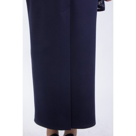 Female skirt, size 44, blue color-6