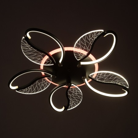 Astrid chandelier 5XLED 110W 3000-6000K RGB black 65x65x8cm-8