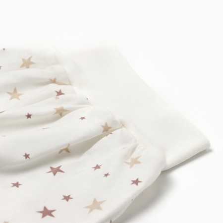 Children's sliders "Antoshka", white color/stars, height 68-1