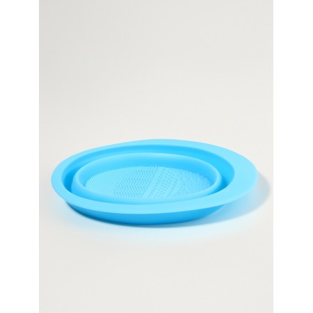 Bath - a rug for cleaning brushes, 15 × 11 cm, color mix-1