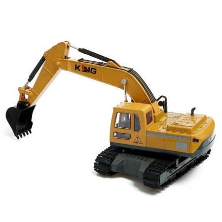 Excavator Radio -controlled "construction", mobile bucket, works from the battery-4
