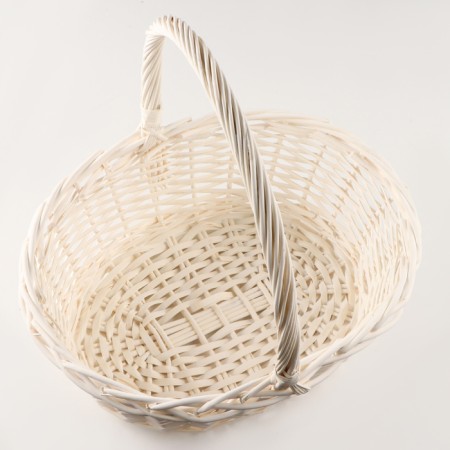 A set of baskets, 3 pcs, 46 × 36 × 16/42 cm, 41 × 31 × 14/35 cm, 34 × 27 × 12/31 cm, willow-4