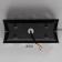 Lamp "BISO" 8XLED 8W 4000K IP66 black 19x4.5x8 cm
