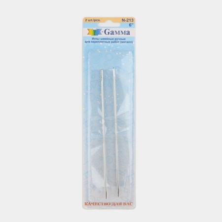 Needles for binding, d = 1.83 mm. 15.2 cm, 2 pcs, N-213-2