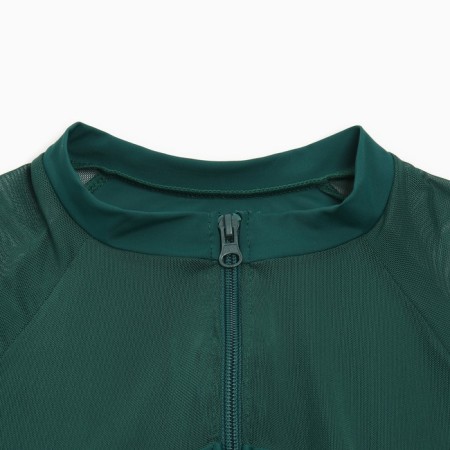 Swimsuit Women's Asset Minaku with a zipper color green, size 42-4