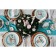Christmas tree decoration "White Key" 15x4.5 cm, mix, white