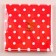 Paper “Peas” napkins, set 20 pcs., 33x33 cm, red color