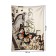 Decorative panel with photo printing "Musical butterflies", vertical, size 150x200 cm