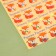 Paper stickers of the evaluation "Fox", 10.5 × 18 cm