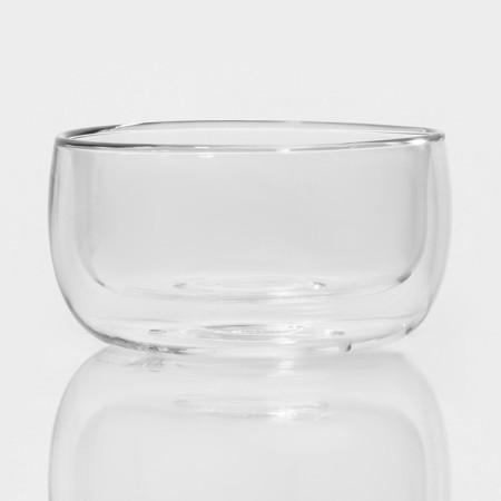 Glass pyla (bowl) Magistro "Duo", 300 ml, 11.5 × 6 cm, with double walls-1