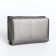 Women's wallet on the button, gray color