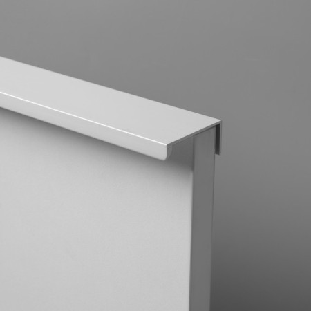 End handle, "hidden", 480 mm, color chromium-2