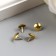 Set of decorative cloves "Gloss" set of 100 pcs gold 0.9x0.9 cm