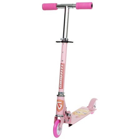Graffiti scooter "cat", folding, pvc wheels 100 mm-1