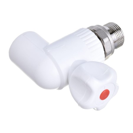 Radiator crane Aqualink, D = 25 mm x 3/4 ", polypropylene, corner-1