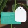 Garden tags for marking, 6.5 × 5 cm, set 20 pcs., Plastic, white, Greengo