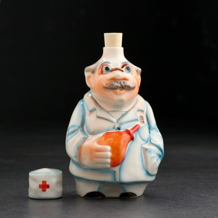 Porcelain Set: Dr. Snar, 0.5 l + 3 glasses-10