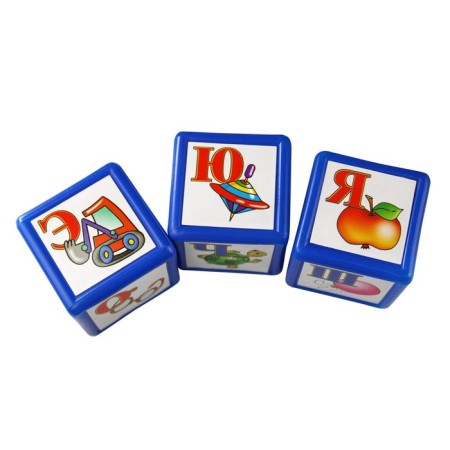 ABC cubes, 12 elements, 5 cm-1