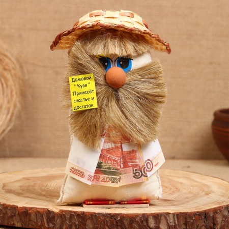 The amulet "Brownies with rubles", 16-18 cm, mix