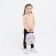 Baby backpack on lightning, lilac-pink color