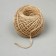 Flax twine for garter plants, 50 m, 1200 teks, 2 threads, linen, Greengo