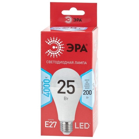 LED LED era Red Line "Pear", 25 watts, E27, 2,000 lm, 4000k, glow of white-1