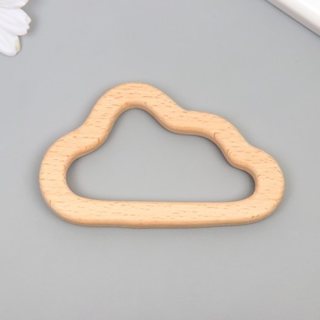 Decor for creativity wood "cloud" 5.6x9.2 cm
