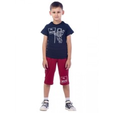 Children's costume Hi Bro !!!, height 98 cm, dark blue color