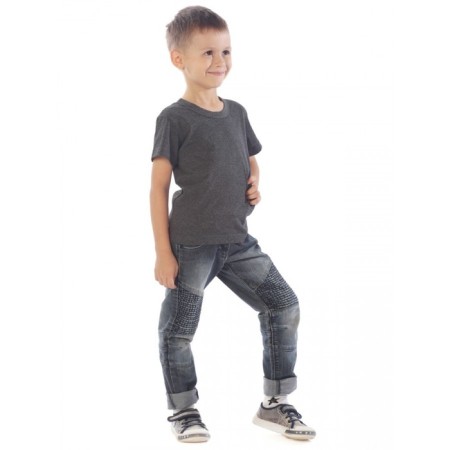 Children's T -shirt, height 98 cm, anthracite color-2