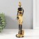 Souvenir Polystone "African in gold with a jug in the hand" 5x5x22 cm