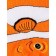 Children's socks Omsa Kids Calzino 21P62 Orange, size 27-30