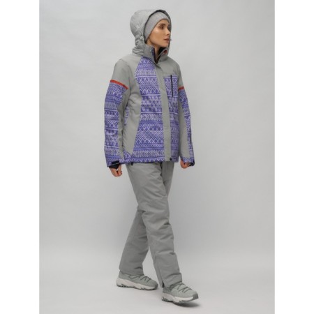 Ski suit, size 58, purple color-2