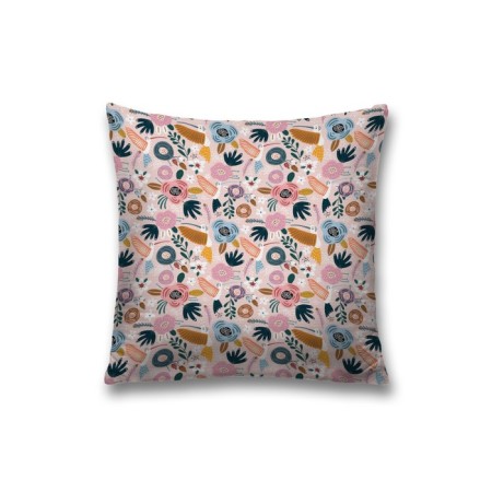 Decorative pillowcase "Tropical sketches", on a zipper, size 45x45 cm
