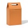 Box-pack with handle, craft, 27 x 16 x 9 cm
