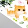 Stick plastic interior color "kittens and wood" 30x90 cm set 2 sheets