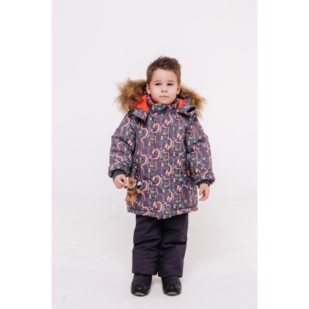 Jacket for the boy "Eliot", height 86 cm, blue color, multicolor